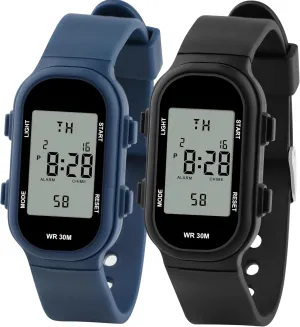 Watches for Boys Girls Ages 7-16, 3ATM Waterproof Sport Child Watch with Night intrude Light, Alarm Clock, Stopwatch Juboos Kids Digital 