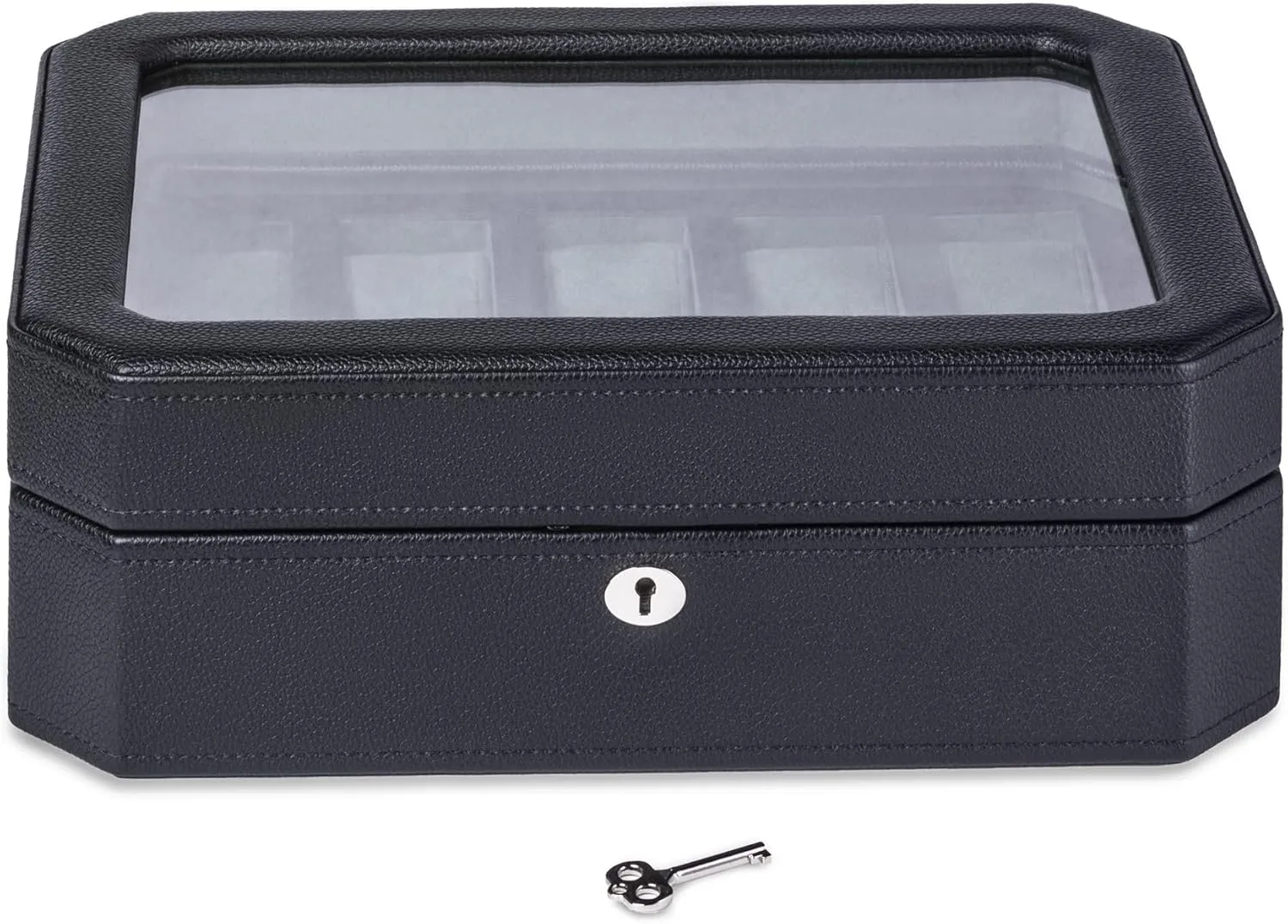 Watches. Wristwatch Storage. (Black) GRAVITAS Premium watch box adviser 10 slot, Mens Watch Display Case, Luxury Watch Storage Case, Watch Box for Men, Faux Leather Storage for 