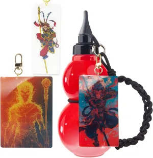 Water Bottle for Travel & Gym Gourd, Large Capacity Chinese Hurricane (Hulu) Safe scene athlete Sports 