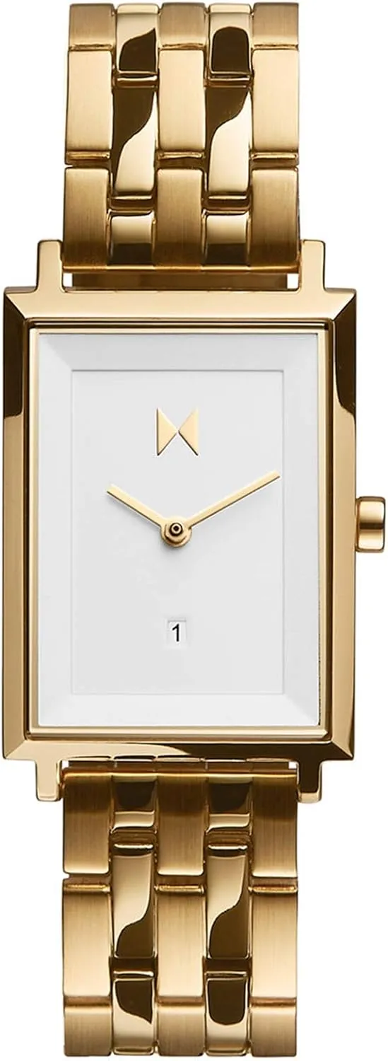 Water Resistance - submit Interchangeable Band - 24mm MVMT Signature Square Watches for Women - Premium Minimalist Women��s Watch - Analog, Stainless Steel, 5 ATM/50 Meters 