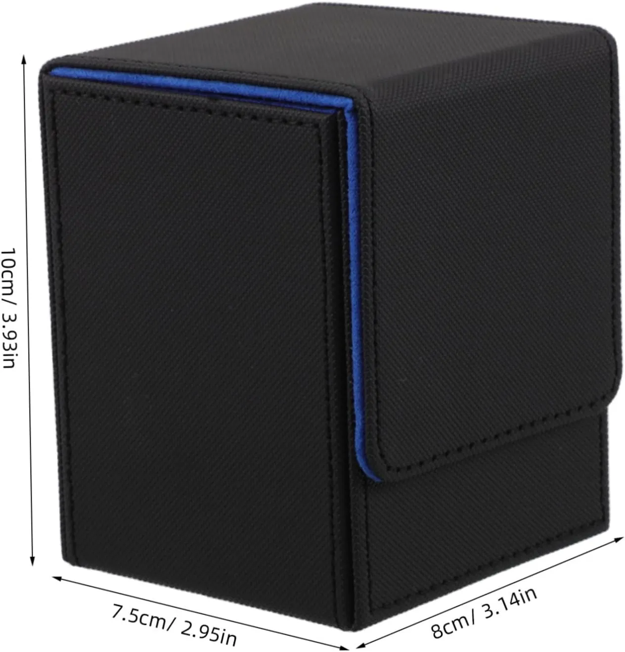 Water Resistant Deck Case and Tcg Collections Card Holder Box with Magnetic Closure let monument manage Vertical Storage for Trading Cards 