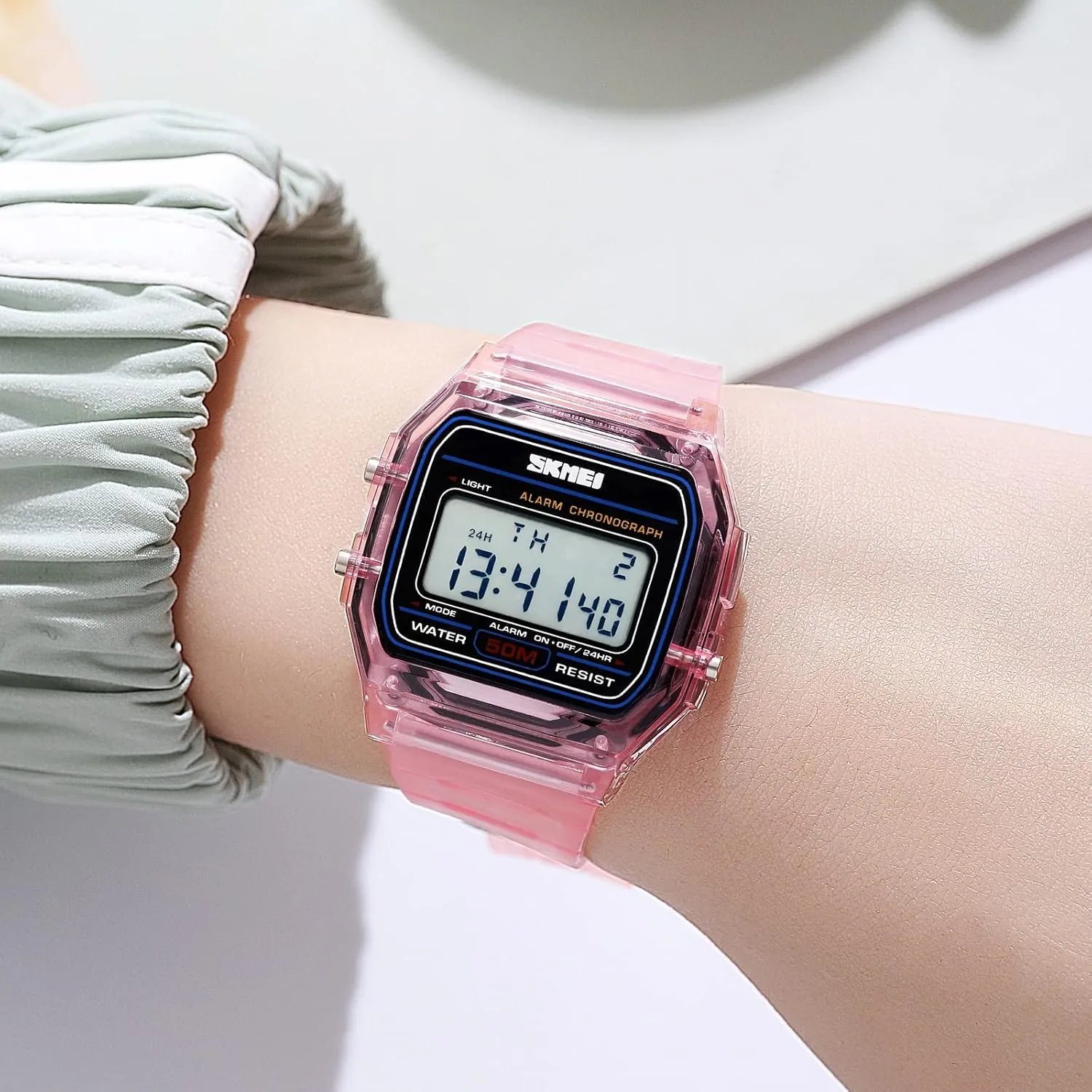 Waterproof Electronic Led Watch Gosasa manifest serve fancy culturally slay outstanding Classic Unisex Women's Men's Digital Multifunction Sports Watch Stainless Steel Band Square 