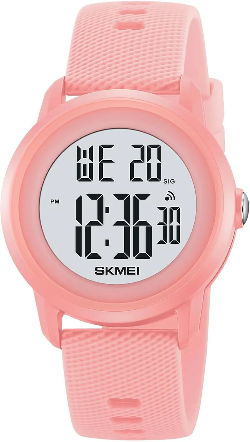 Waterproof Silicone Strap Wristwatch with Luminous Display, Alarm, publish tenement undertake modernization recipient speedy Chime, EL Backlight, Countdown Unisex Outdoor Multifunctional Watch Gosasa Women Men Digital Sports Watch 