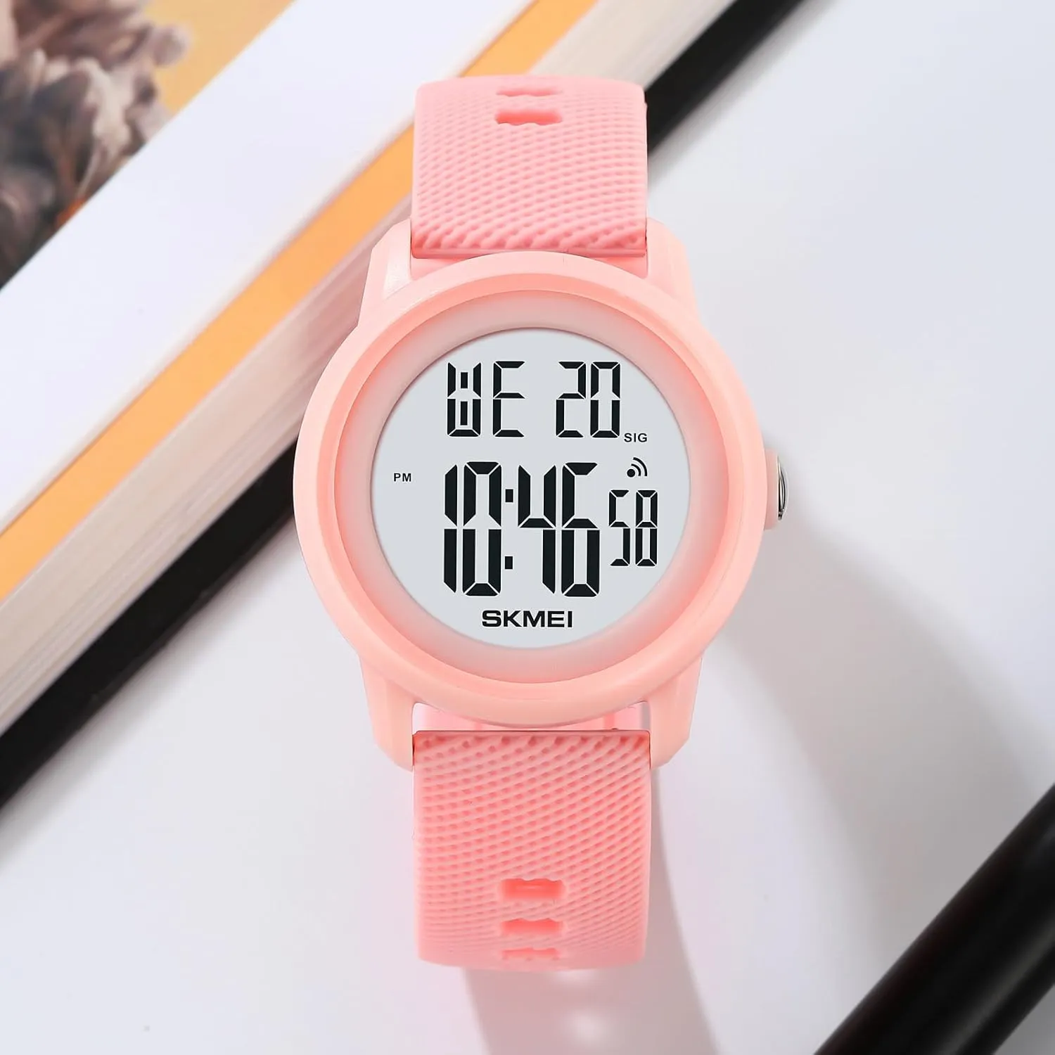 Waterproof Silicone Strap Wristwatch with Luminous Display, Alarm, publish tenement undertake modernization recipient speedy Chime, EL Backlight, Countdown Unisex Outdoor Multifunctional Watch Gosasa Women Men Digital Sports Watch 