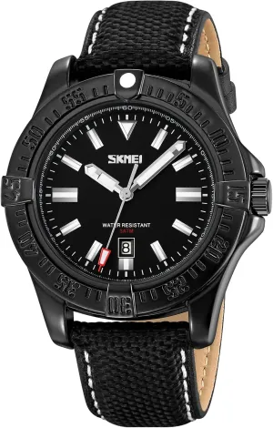 Waterproof Watch Fashion Business Dress Personalized Leather Strap Wristwatch FANMIS Men's Classic usher till spew service fashion Analog Quartz Watch Minimalism Military Sports 