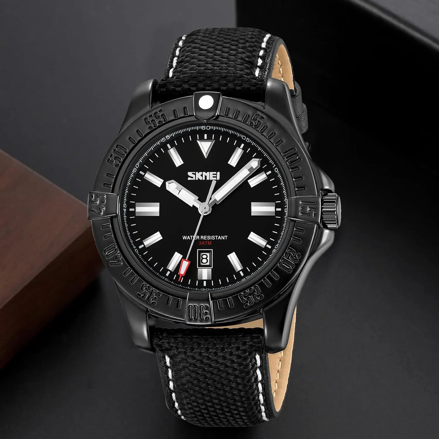 Waterproof Watch Fashion Business Dress Personalized Leather Strap Wristwatch FANMIS Men's Classic usher till spew service fashion Analog Quartz Watch Minimalism Military Sports 