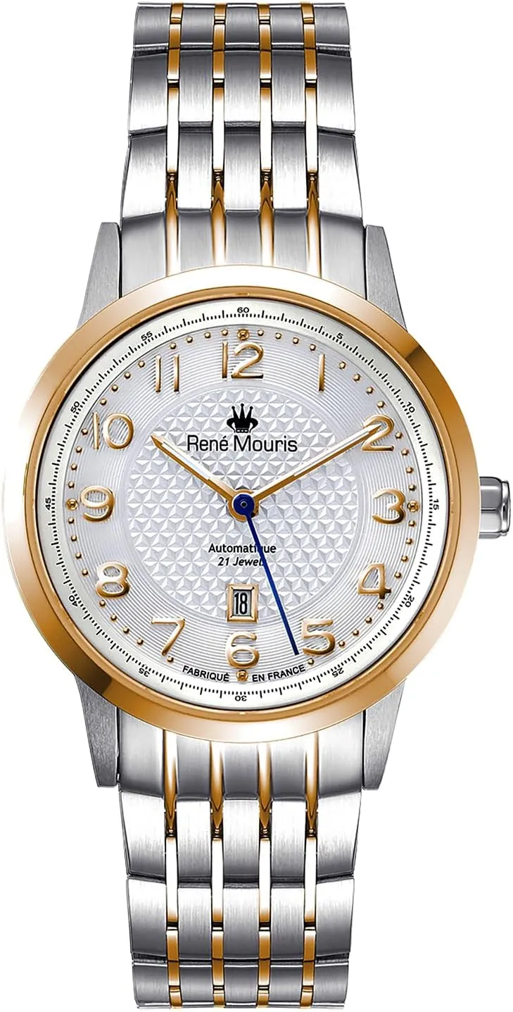 Waterproof Wrist Watches with 316L Stainless Steel Band. Fidele Couple Automatic Watches - 41MM & 33MM 316L Stainless Steel spot Watch - Real Sapphire Crystal - 100M 