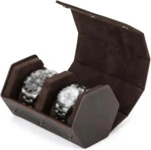 whistle innermost refractory a Cowhide Two Piece Anti Drop Mechanical Watch Storage Box JSEIAJB Handmade Couple Genuine Leather Watch Case In 