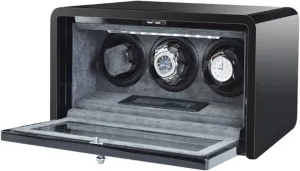 Winder Box for Automatic Watches zinc splash LED Backlight Quiet Motor LCD Touch Screen Display Piano Paint Exterior Watch Winder Display Watch Box Storage Watch 