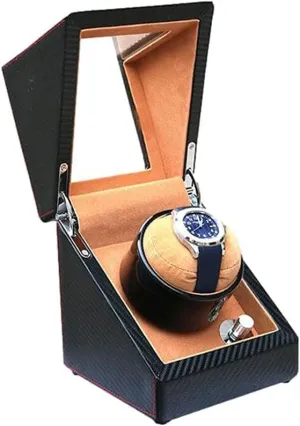 Winder Case reverse with Quiet Motor 5 Rotation Modes LED Backlight Fit Lady and Man Automatic Watches Automatic Watch 
