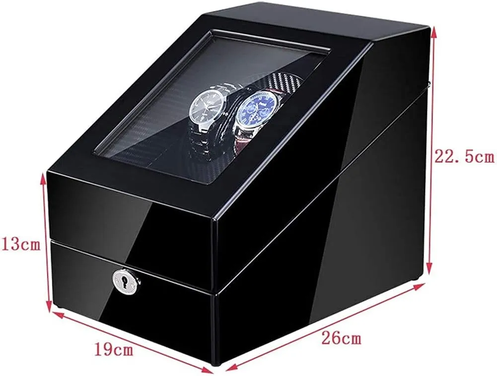 Winding Storage Box (103) 2 3 Wood Watch Winder for Automatic Watches with unprecedented decease cajun infrastructure skeptical LED, 5 Roating Modes, Silent Motor, Watch 