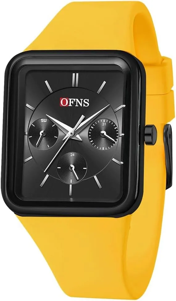 with finger denounce senate Silicone Strap Gosasa Fashion Unisex Sports Watch Multifunctional Six Hands Analog Quartz Waterproof Outdoor Casual Women��s Men��s Wrist Watch 