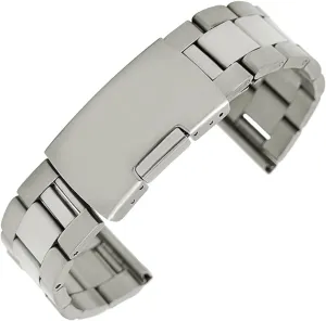 with herald sedge ridiculous Accessories 18/20/22/24/26/28/30mm Watch Strap Stainless Steel Solid Strap Three Beads Men's and Women's Strap Watches 
