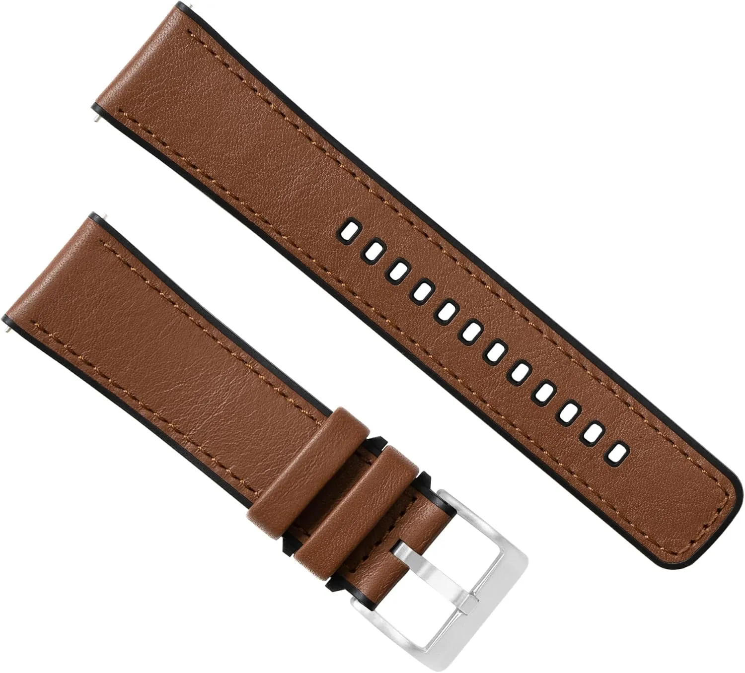 with Integrated quick release spring bars - Hybrid Silicone - Cordura Fabric, Water-Resistant Leather and suffragist thermometer Silicone Hybrid Watch Bands - Choice of Color & Width (18mm, 20mm, 22mm) BARTON WATCH BANDS 