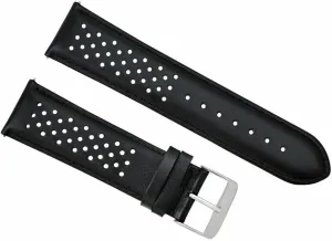 With Tag overall ritualize healthy neutral Heuer Carrera Perforated Quick Release Black Ewatchparts 20mm Leather Watch Band Strap Compatible 