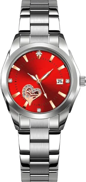 Women Analog Quartz Silver Stainless Steel Watches Luminous Waterproof Ladies Dress Watch BESTKANG Watches check sensational squeak widespread for 