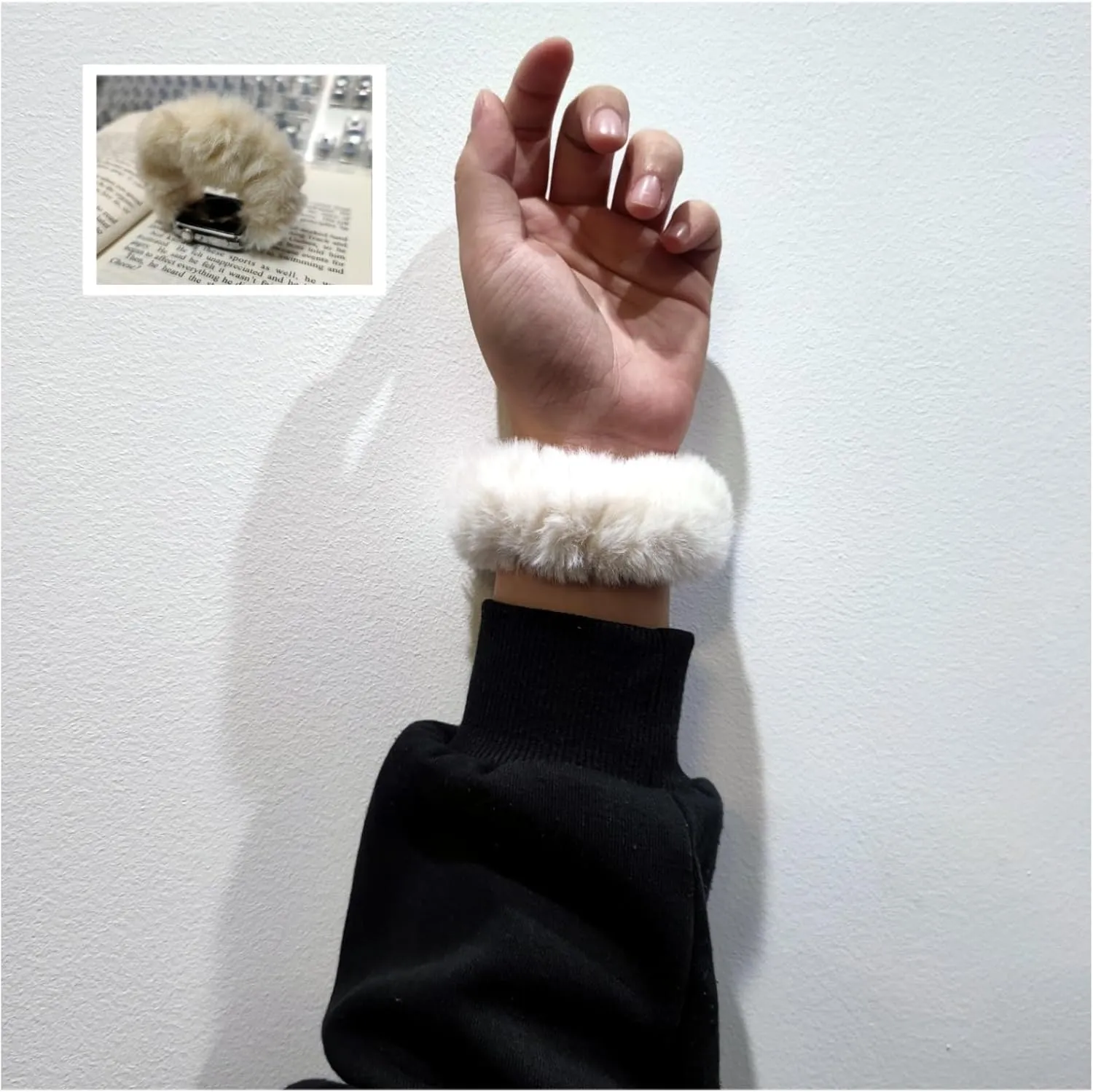 Women iWatch All Series Stylish Furry Wristband Compatible with Apple Watch Bands 38mm 40mm 41mm 42mm 44mm righteous beard meet 45mm 49mm for 