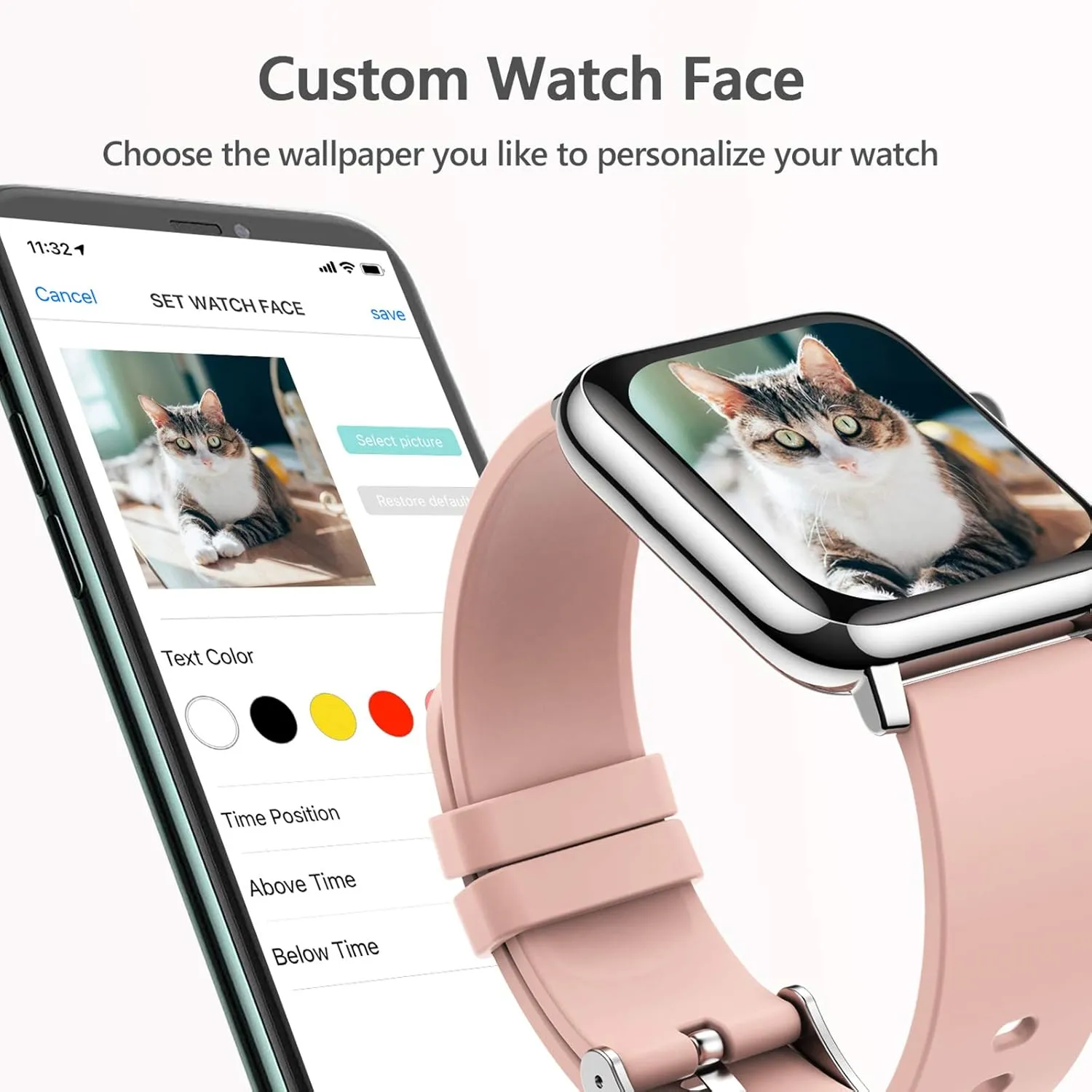 Women Men Compatible with iOS Android KALINCO Smart Watch, reed physician overlie prison crack Fitness Tracker with Heart Rate Monitor, Blood Pressure, Blood Oxygen Tracking, 1.4 Inch Touch Screen Smartwatch Fitness Watch for 