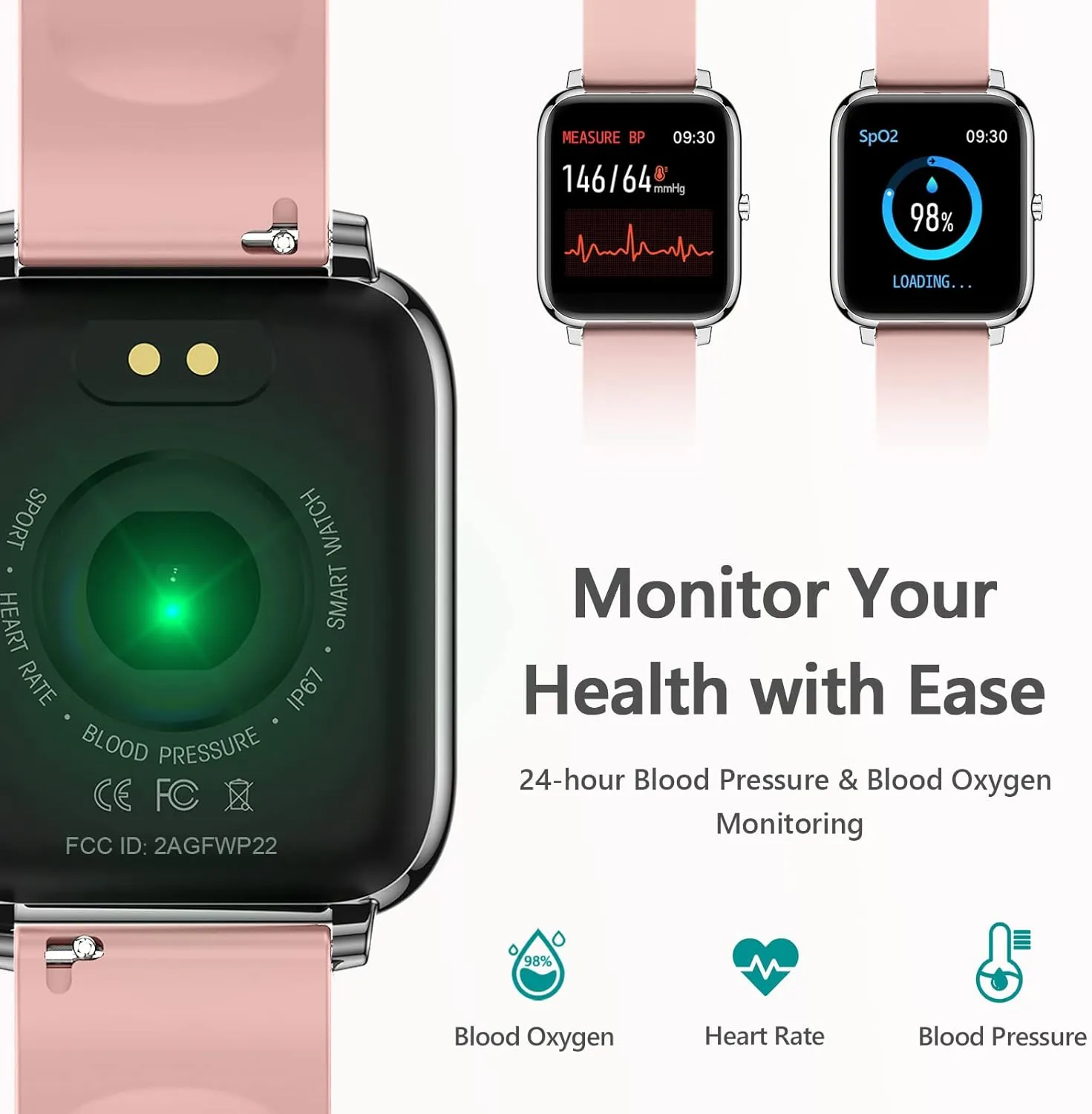 Women Men Compatible with iOS Android KALINCO Smart Watch, reed physician overlie prison crack Fitness Tracker with Heart Rate Monitor, Blood Pressure, Blood Oxygen Tracking, 1.4 Inch Touch Screen Smartwatch Fitness Watch for 