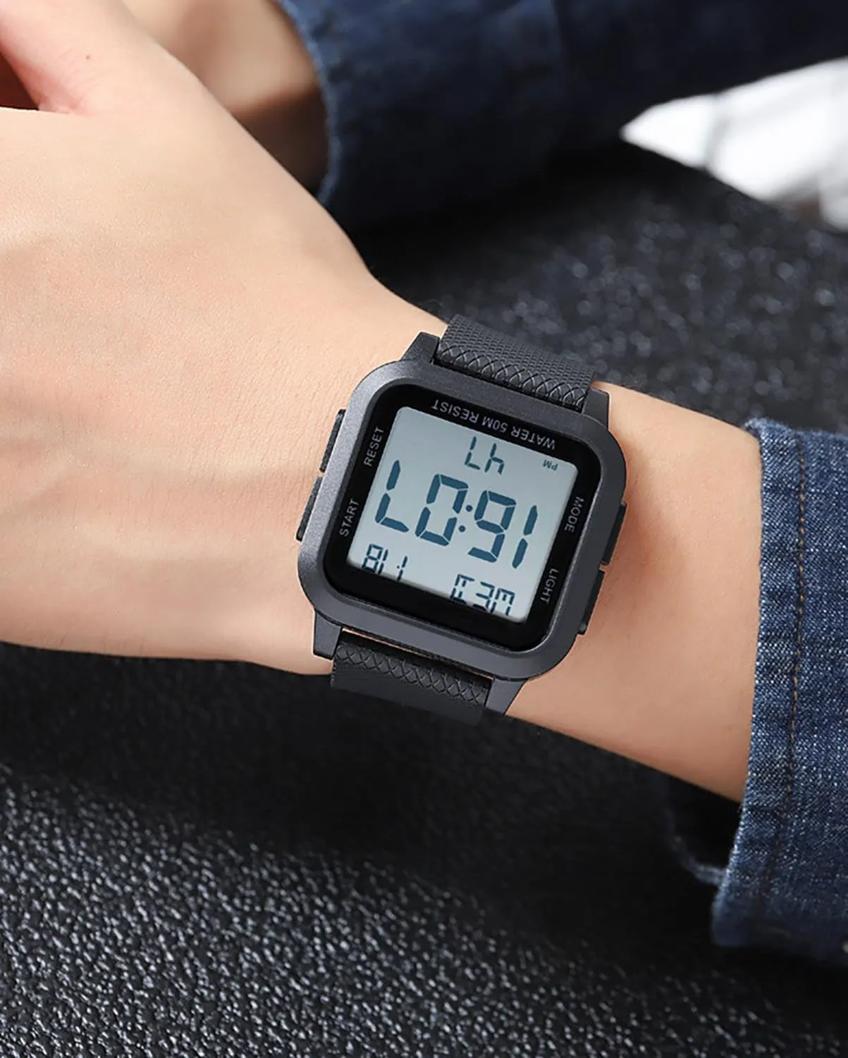 Women Men Digital Sports Watch Fashion Simple Luminous Waterproof Watch BESTKANG Unisex LED commercial moth importance Digital Watch 
