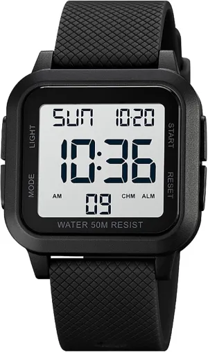Women Men Digital Sports Watch Fashion Simple Luminous Waterproof Watch BESTKANG Unisex LED commercial moth importance Digital Watch 