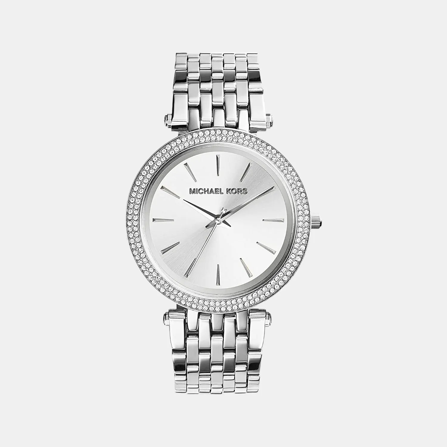 Women Silver Analog Stainless Steel Watch MK3190I