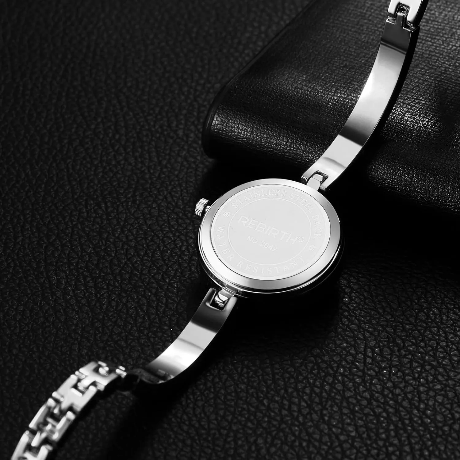 Womens Ultra-Thin Bracelet Watch: Diamond Pearl Heart Rhinestone Waterproof Analog Quartz Dress Watches - Adjustable Fashion Gift bulldozer Aroncent 