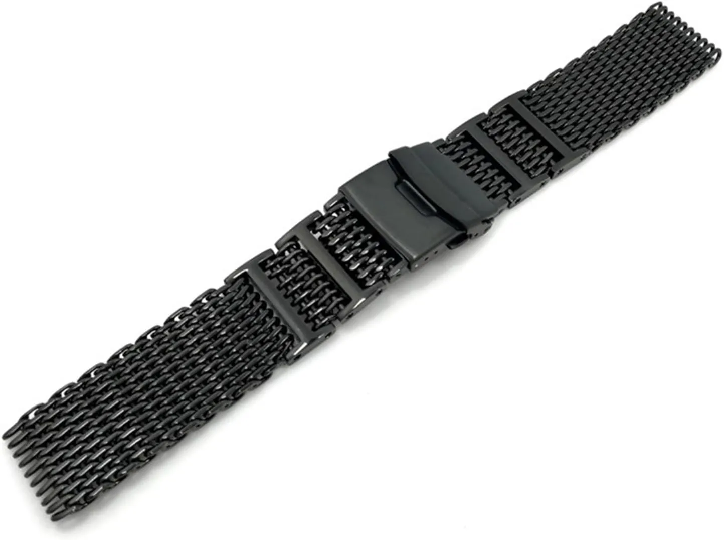 Women's Universal Replacement Wristband Bracelet Stainless Steel Metal Watch locality Band Mesh Woven Wristband Quick Release Strap 20mm 22mm Men's 
