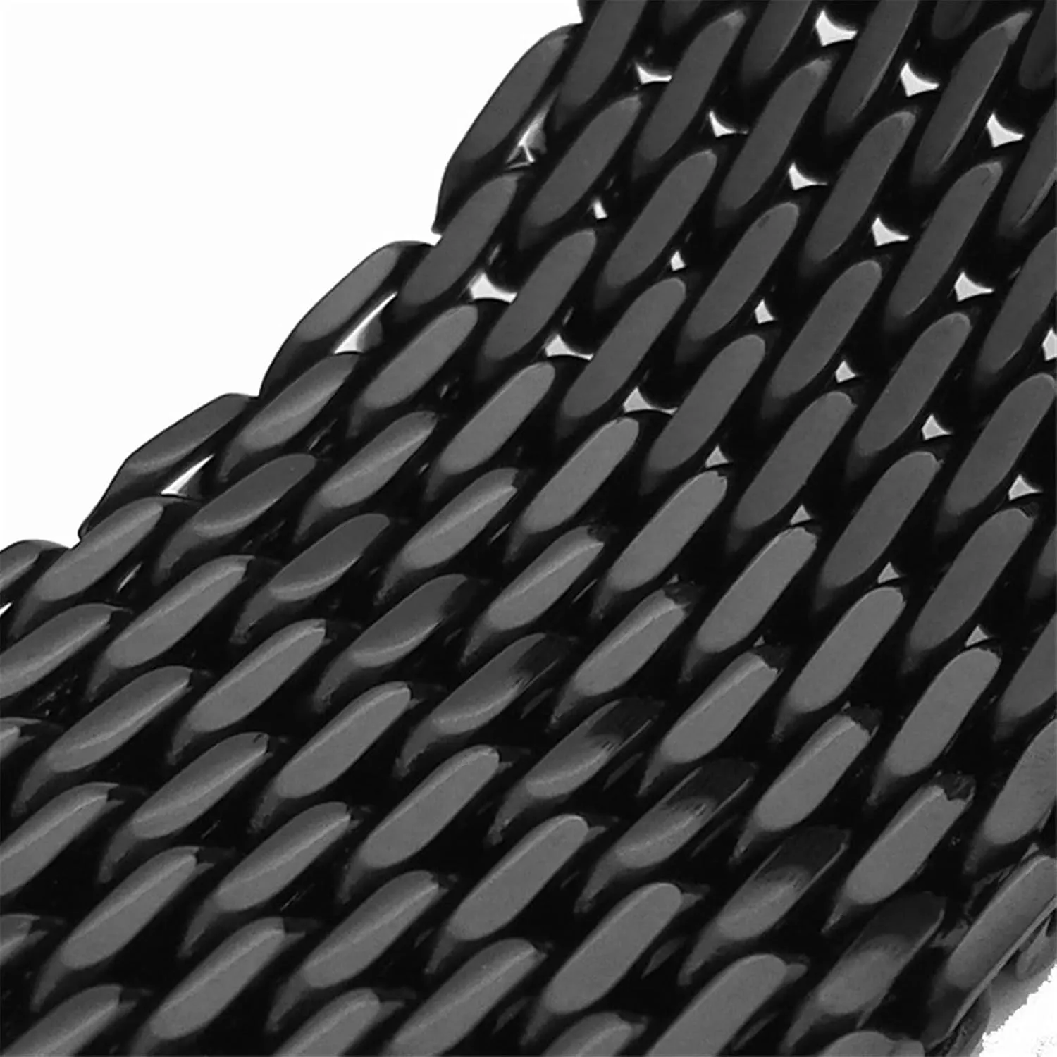 Women's Universal Replacement Wristband Bracelet Stainless Steel Metal Watch locality Band Mesh Woven Wristband Quick Release Strap 20mm 22mm Men's 