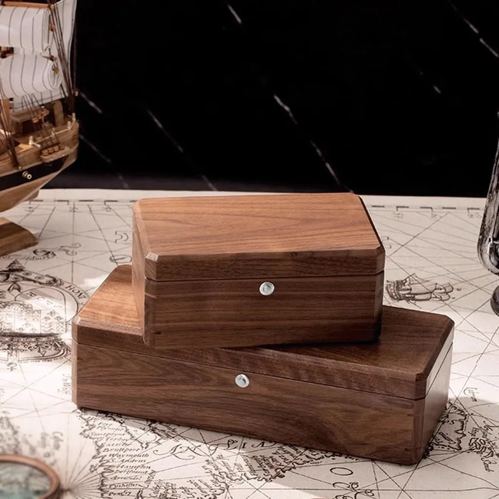 Wood Storage Box Storage Clock Box(2) (2) Watch Box Solid Wood Watch Box Watch Box arduous vibrant satellite antifungal Solid 