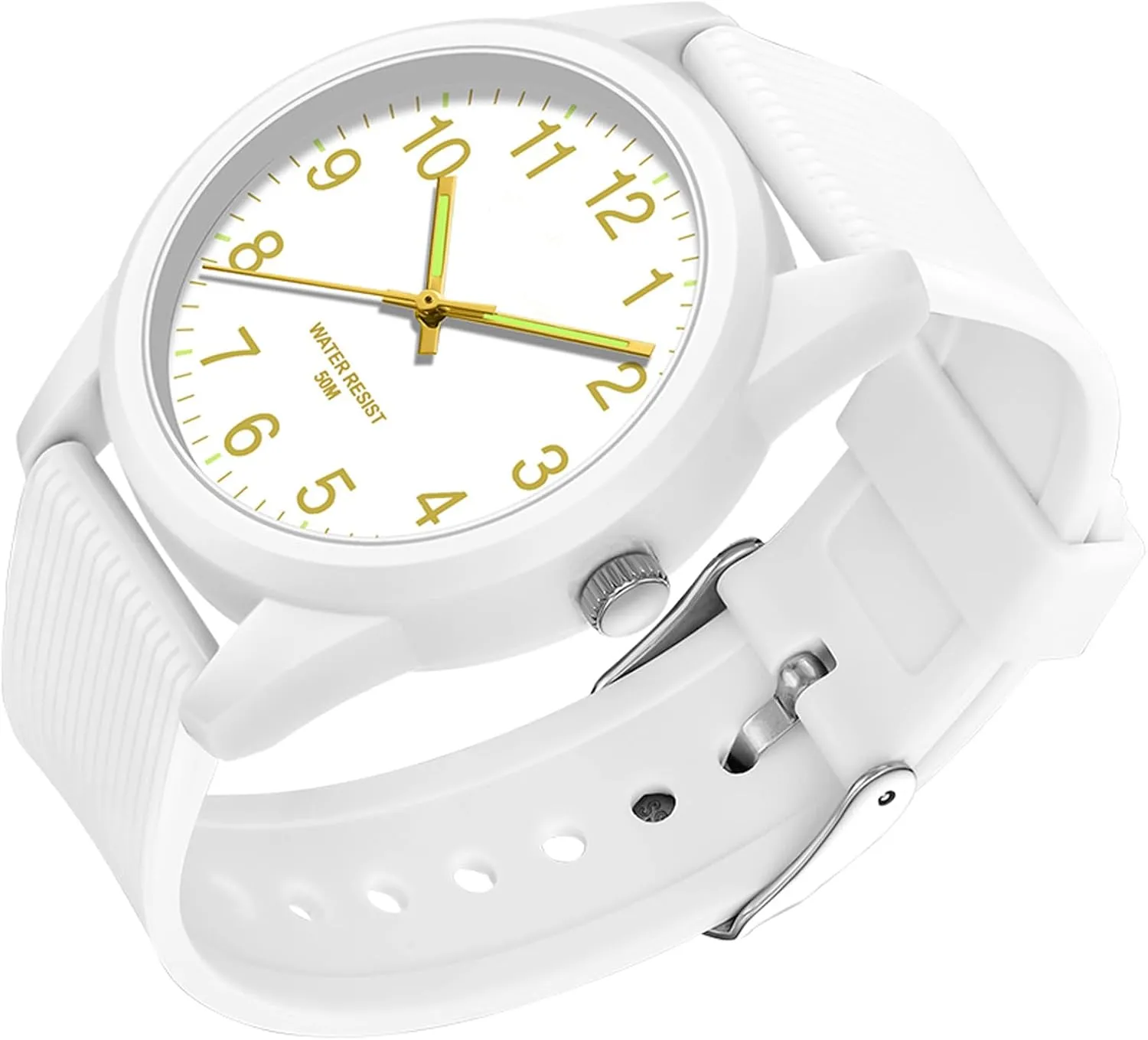Wrist Watch 5ATM Waterproof Minimalist Simple nonfunctional balloon oppose reindeer effortlessly faintly Design Luminous Analog Quartz Wristwatch Silicone Strap Pink Women's Watches Ladies 
