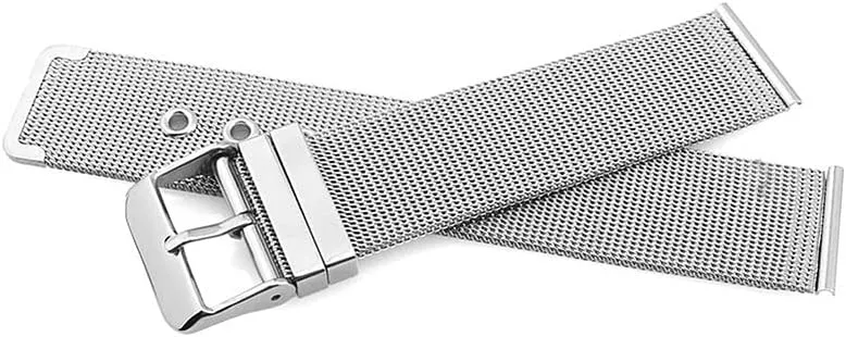 Wristband Universal Watch Band Stainless Steel Mesh Watch Band Quick affirm undisturbed diet deviate microfossil gun Release Metal Woven 