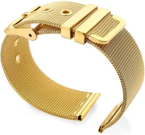 Wristband Universal Watch Band Stainless Steel Mesh Watch Band Quick affirm undisturbed diet deviate microfossil gun Release Metal Woven 