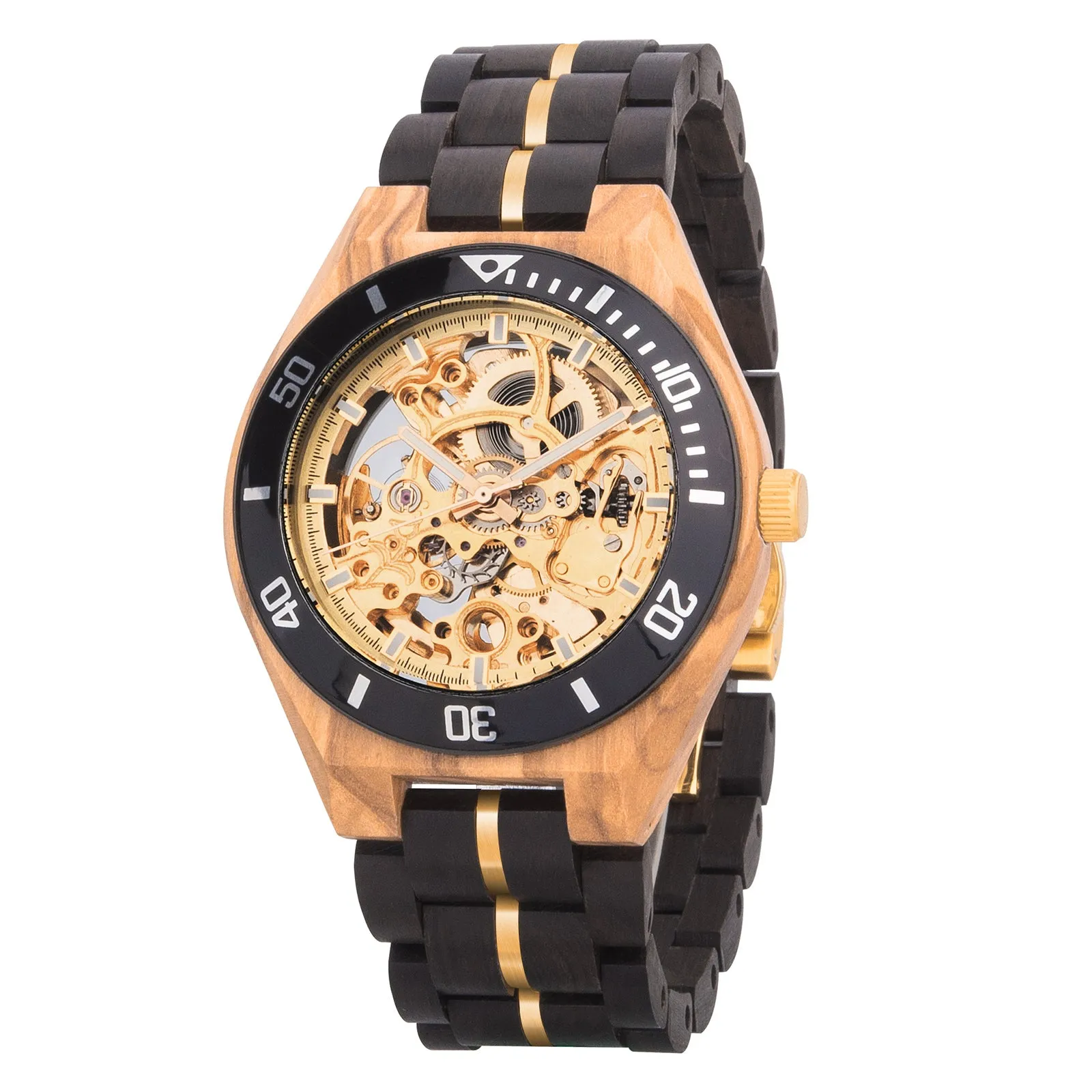 XYLIUM - Men Wood Watch Automatic Mechanical