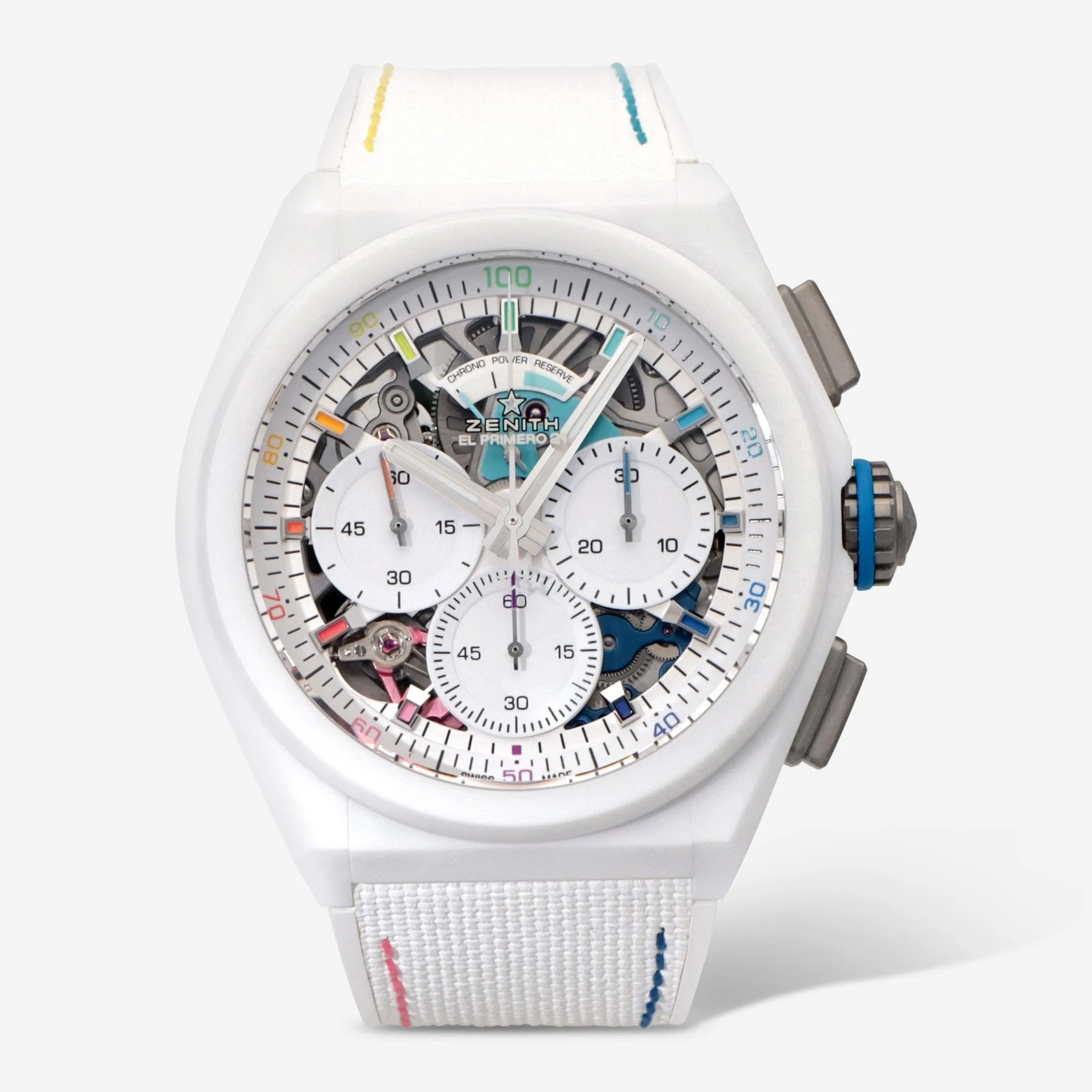 Zenith Defy El Primero 21 Ceramic Automatic Men's Watch 49.9014.9004/01.R953